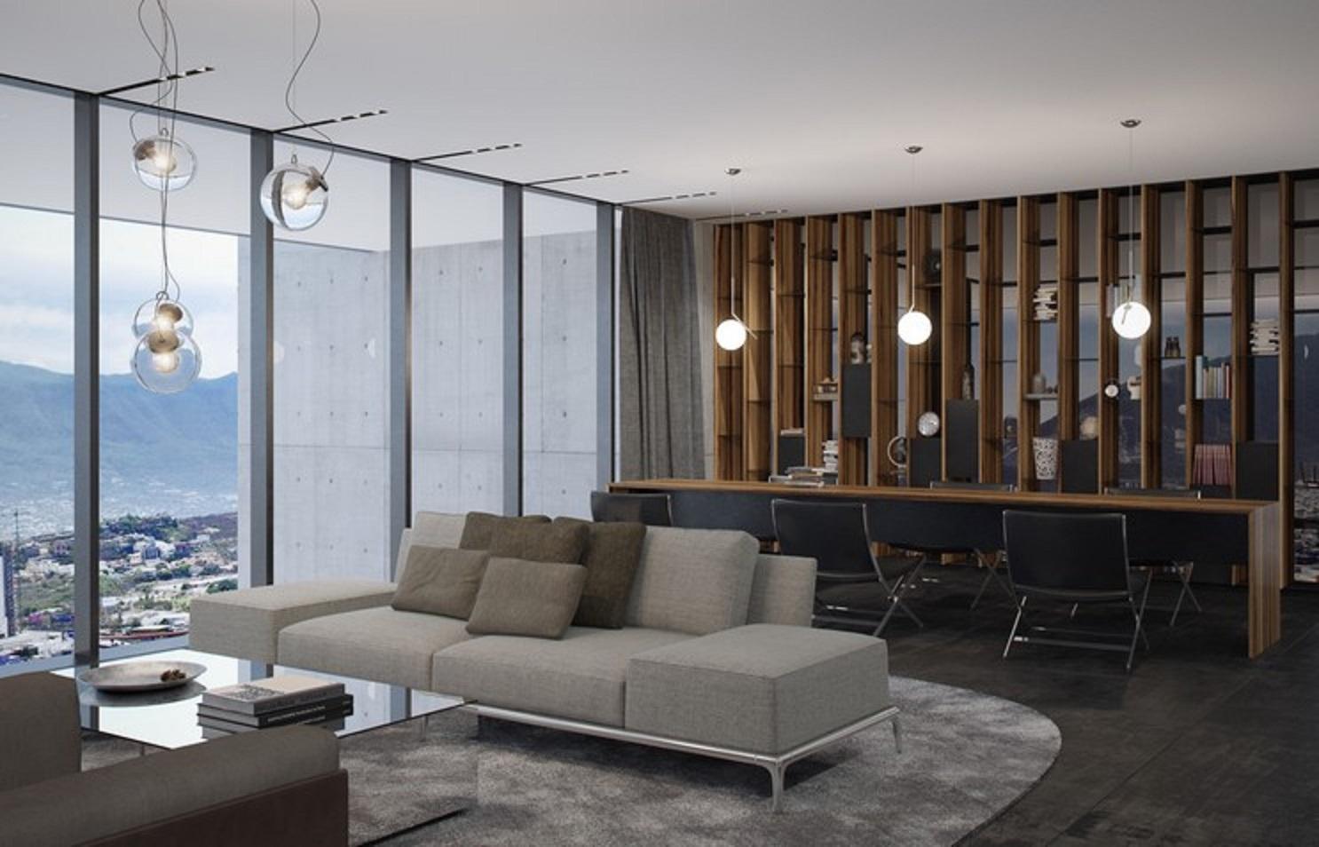 Fiesta Americana Monterrey Pabellon M. Buitenkant foto Interior of a penthouse apartment