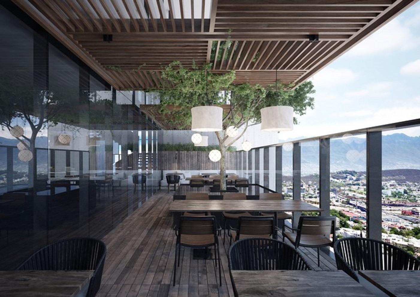 Fiesta Americana Monterrey Pabellon M. Buitenkant foto The Sky Bar